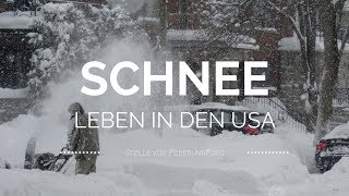 Leben in den USA: Heftiger Schneesturm an der Ostküste bringt uns den absoluten Notstand (USA)