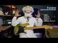 未来感じる音とルックス！fender american ultra ii stratocasterを弾いてみた