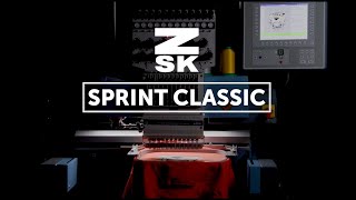 Stocks ZSK Sprint Classic Single Head Industrial Embroidery Machine