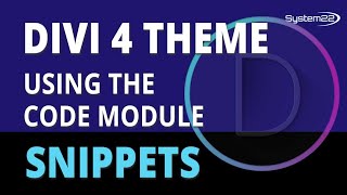 Divi 4 Using The Code Module 😎