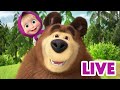 ماشا والدب 👱‍♀️ LIVE STREAM! 🌱🧚 يأيام الغابات المعتادة 🌱🧚 Masha and the Bear