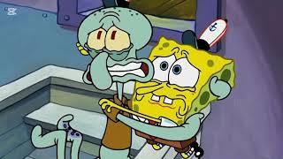 SQUIDWARD GENUINELY CARING FOR SPONGEBOB