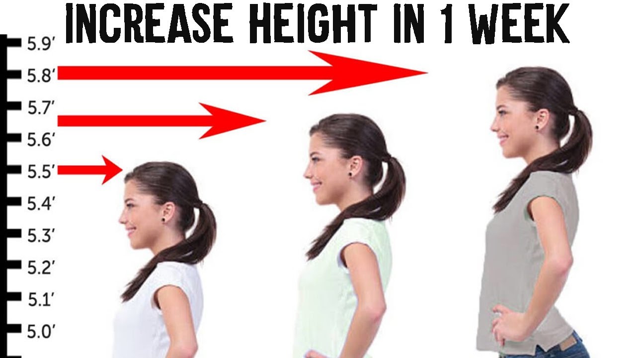 5 Easy Exercises To Increase Height In 1 Week For Girl At Home - How To ...