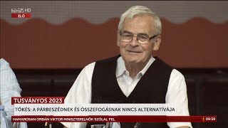 Tusványos 2023 - Tőkés László beszéde - HÍR TV