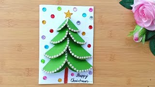 DIY Christmas cards/Handmade Christmas Greeting cards/How to make Santa Greeting Card/Christmas Card