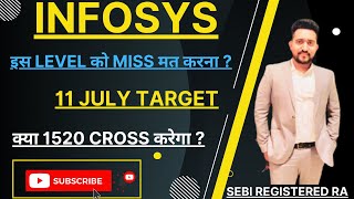 INFOSYS SHARE PRICE TARGET 11 JULY | INFOSYS STOCK NEWS TODAY | INFOSYS SHARE LATEST NEWS
