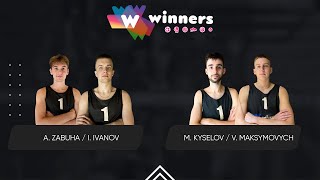 Winners Beach Volleyball. Men. A. Zabuha / I. Ivanov - M. Kyselov / V. Maksymovych  11.01.2025