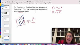 AP Calculus 8.7 & 8.8: Volume of Known Cross Sections