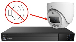 How-to Disable Audio Surveillance Microphone Recording on Viewtron Security Camera Systems