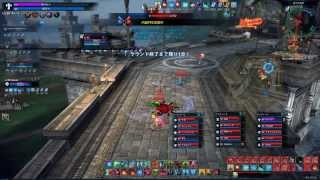 TERA 砲火の戦場　プリースト視点 (攻撃×＞防御○) けっこうなげやり？ｗ