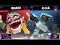 glitch infinite top 32 glutonny wario vs. zomba rob ssbu ultimate tournament