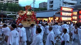 晴明神社の晴明祭 御神輿　回って回って