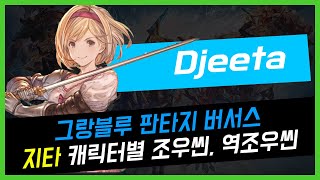 [그랑블루판타지 버서스] 지타 Djeeta - 캐릭터별 조우씬(Granblue fantasy Versus)