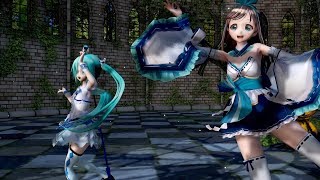 【MMD】キズナアイと初音ミクで「乱躁滅裂ガール」