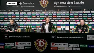 24. Spieltag | SGD - VfB | Pressekonferenz nach dem Spiel