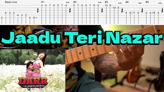 Jaadu Teri Nazar | Guitar Lesson with TABS | हिन्दी (EASY VERSION)