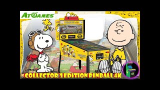 Atgames Legends 4K Collector’s Edition Pinball – PEANUTS!