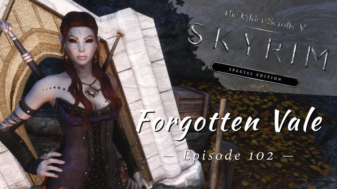 Skyrim Special Edition | Forgotten Vale | Modded Skyrim Let's Play ...