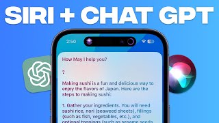 Siri + Chat GPT on iPhone (ADVANCED SIRI)
