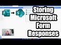 How to Store Microsoft Form Responses in a SharePoint List using Power Automate | 2022 Tutorial