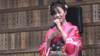 2016年　丹生都比売神社・花盛祭②　歌唱奉納（宮本静さん）