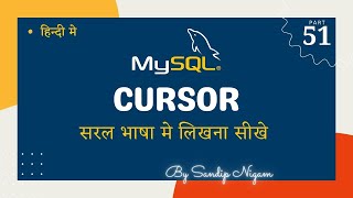 How to Write Cursor in MySQL | Declare, Open, Fetch, Close #51