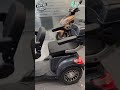 3 wheel electric scooter with double chair seat electric scooter premuim ev