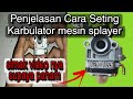 Cara Seting Karbulator Mesin Semprot Pertanian TU26