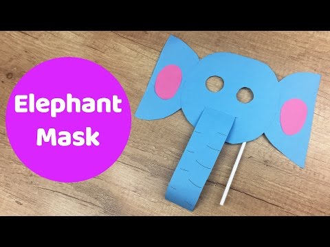Fun and simple DIY for kids Elephant Mask with blowing trunk Fun and simple DIY for kids Elephant Mask with blowing trunk