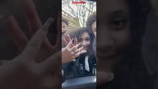 Malu Trevejo visits fans in London #Shorts
