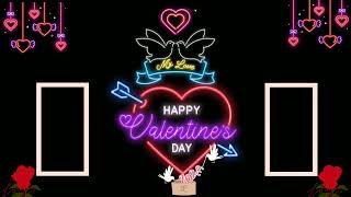 Happy Valentine's day whatsapp status #blackscreen