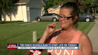 Two Pasco schools plan to start late on Tuesday