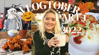 vlogtober part 1 ★ coffee, apartment hunting \u0026 halloween shopping