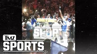 Meek Mill Gets Insane Ovation at Sixers Game After Prison Release | TMZ Sports