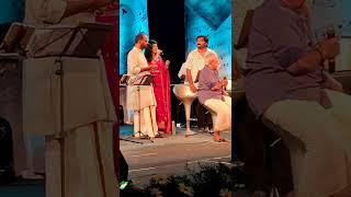 Reshma Raghavendra sings infront of Legend singer P.Jayachandran