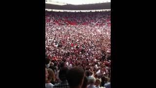 St Mary's May 7th 2011 - Southampton FC 3 -1 Wallsall Pitch Invasion