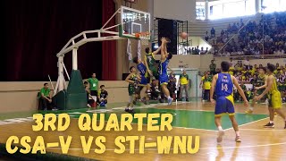 CSA-V TITANS vs STI-WNU MUSTANGS | NOPSSCEA FINALS GAME 3 | 3RD QUARTER | HD