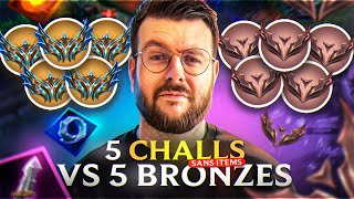 5 CHALLENGERS SANS STUFF CONTRE 5 BRONZES ! QUI REMPORTE LA GAME ?