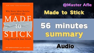 Summary of Made to Stick by  Chip Heath | 56 minutes audiobook summary