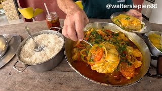 Como preparar uma moqueca de badejo do início até a mesa (MOQUECA BAIANA)