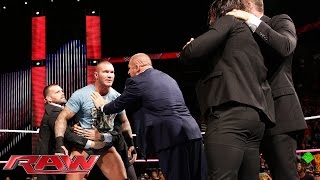 Randy Orton Defies The Authority Raw October 27 2014