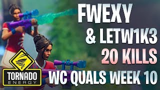 fwexY \u0026 letw1k3 20K @ Week 10 Duo