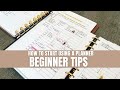 How To Start Using A Planner: Beginning Tips #plannernewbie