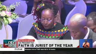 LSK president Faith Odhiambo awarded the ICJ Kenya, Jurist of the year