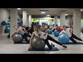 clase de gap gluteo abdomen pierna con pelota de fitball