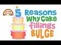 Bulging Cake Fillings, Top 5 Reasons Plus Solutions Bulging Cake Fillings, Top 5 Reasons Plus Solutions
