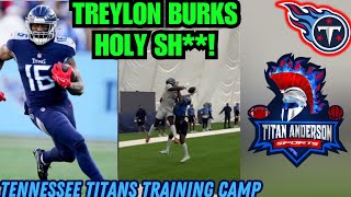 TREYLON BURKS Is a FREAK! 💪 Tennessee Titans Treylon Burks is UNGUARDABLE! #titans #TreylonBurks