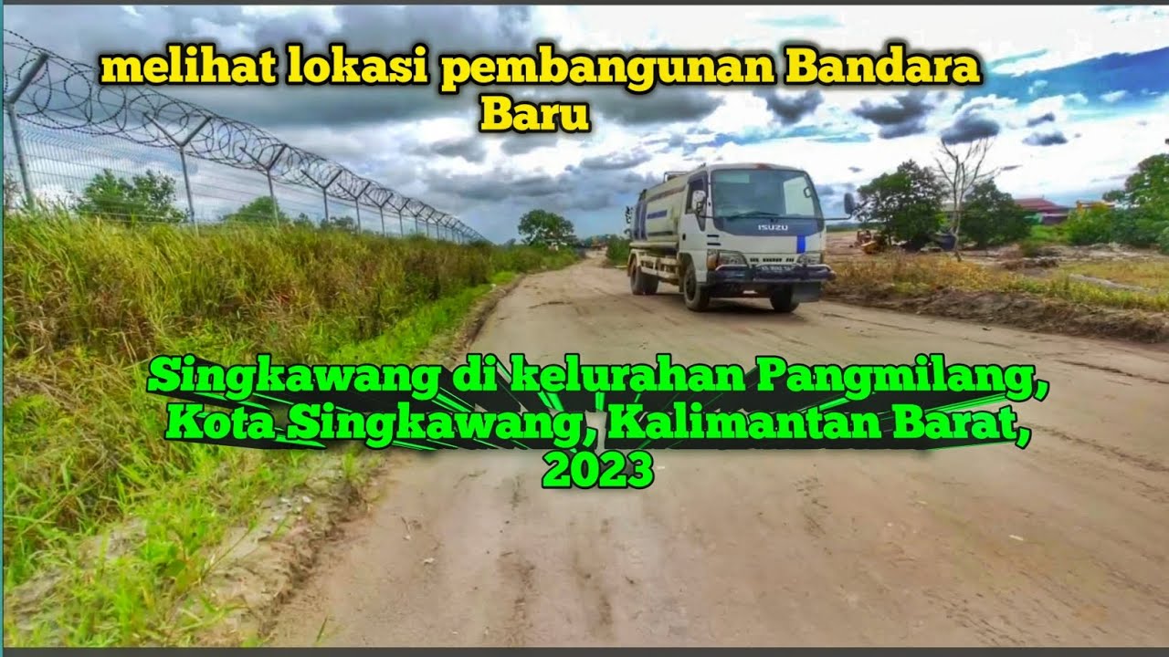 Suasana Perkampungan Dan Jalan Menuju Lokasi Pembangunan Bandara ...