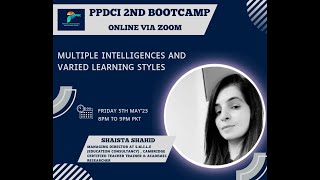 Multiple Intelligences & Varied Learning Styles| PPDCI 2nd Bootcamp