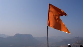 lingana fort view from top in winter afternoon || #trekking #linganafort #viewfromtop